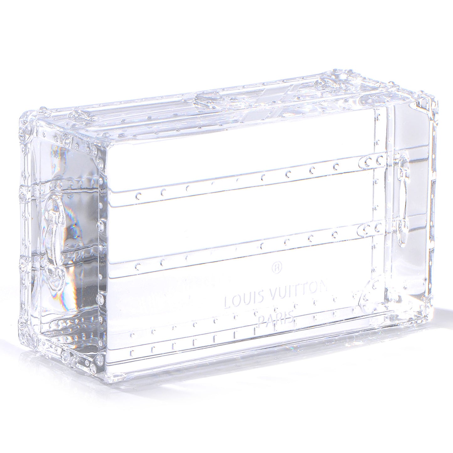 Crystal Trunk Paperweight VIP Gift