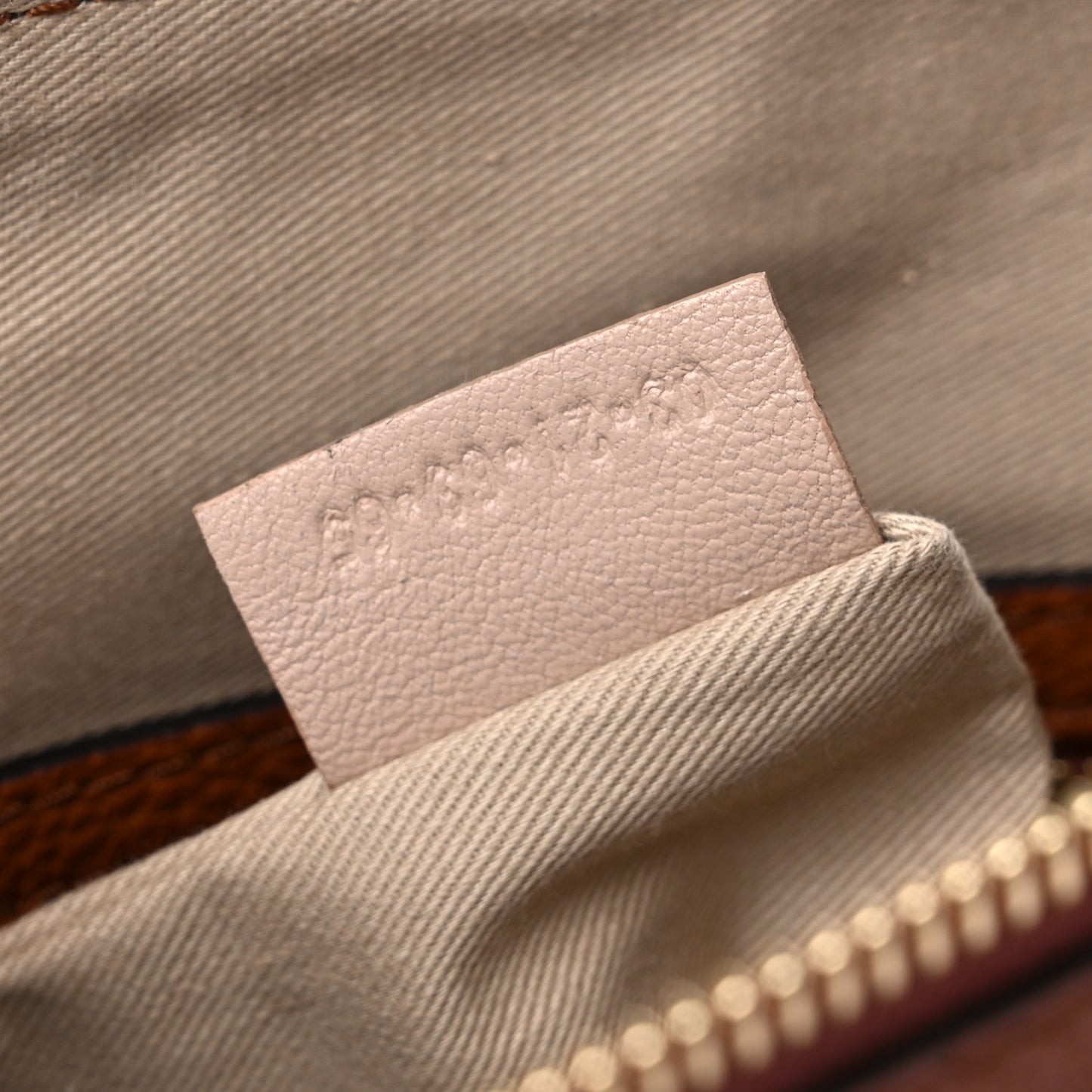 Calfskin Small Marcie Satchel Tan