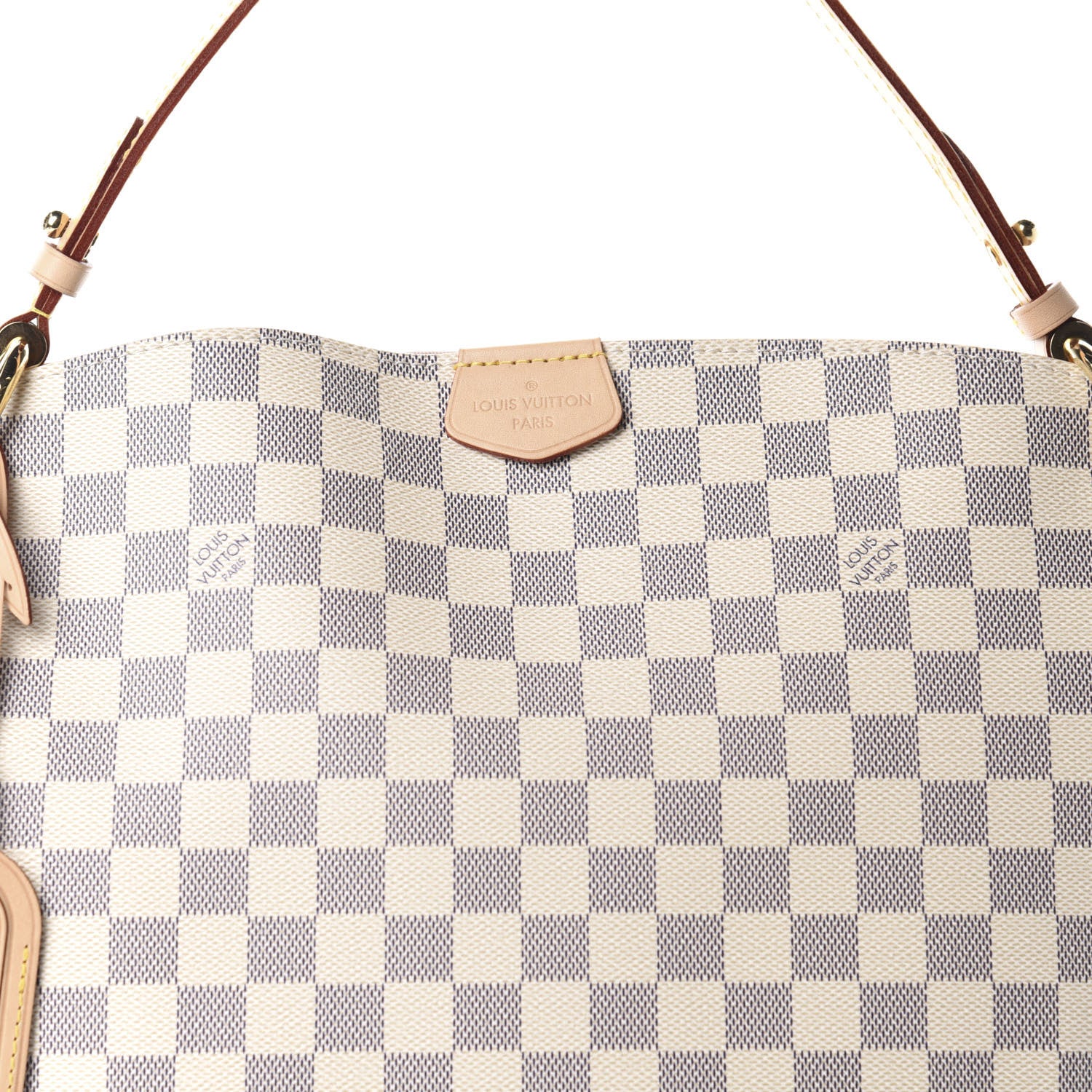 Louis Vuitton Damier Azur Graceful PM Rose Ballerine 11 of 11