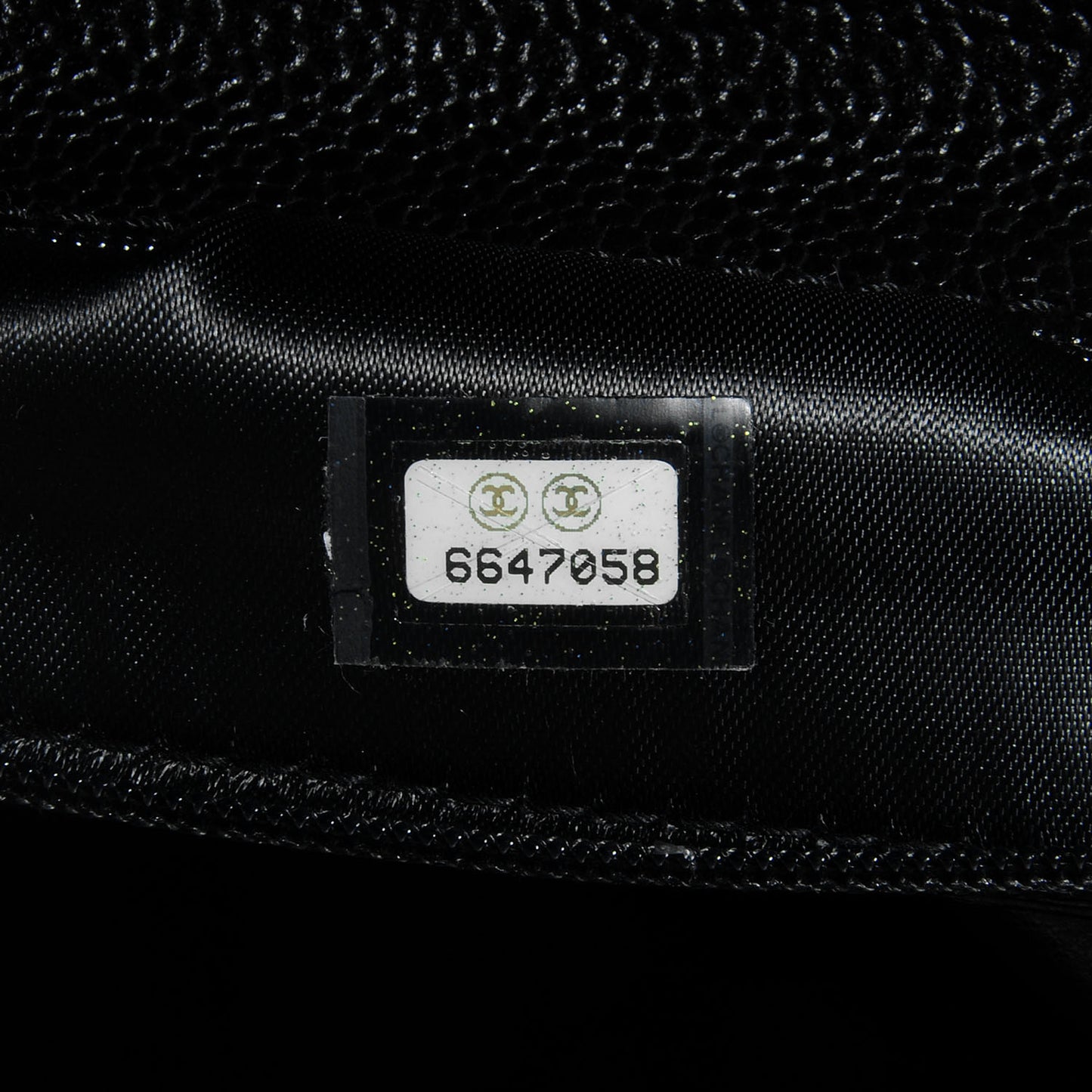 Caviar Kelly Jumbo Flap Bag Black