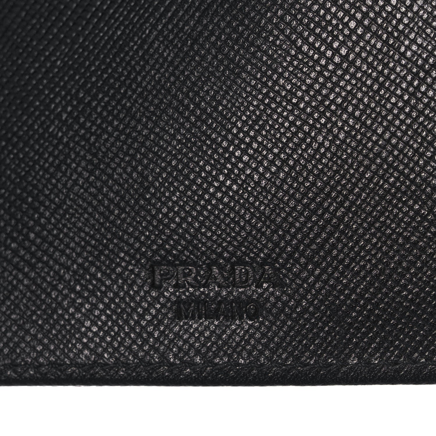 Prada Tessuto Nylon Tri-Fold Compact Wallet Black 7 of 16