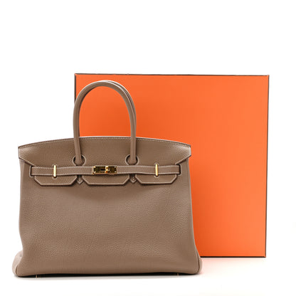 Hermes Togo BIRKIN 35 Etoupe 16 of 16