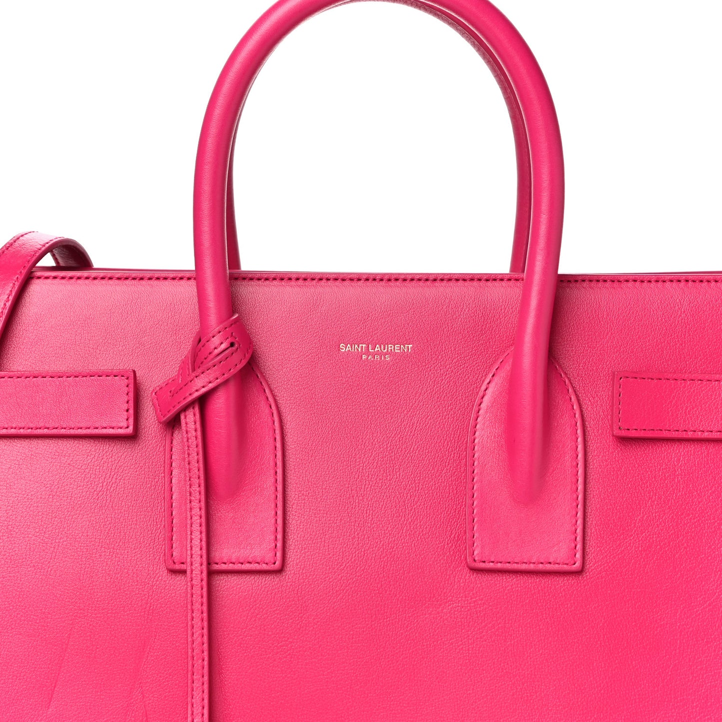 Calfskin Small Sac De Jour Lipstick Fuchsia