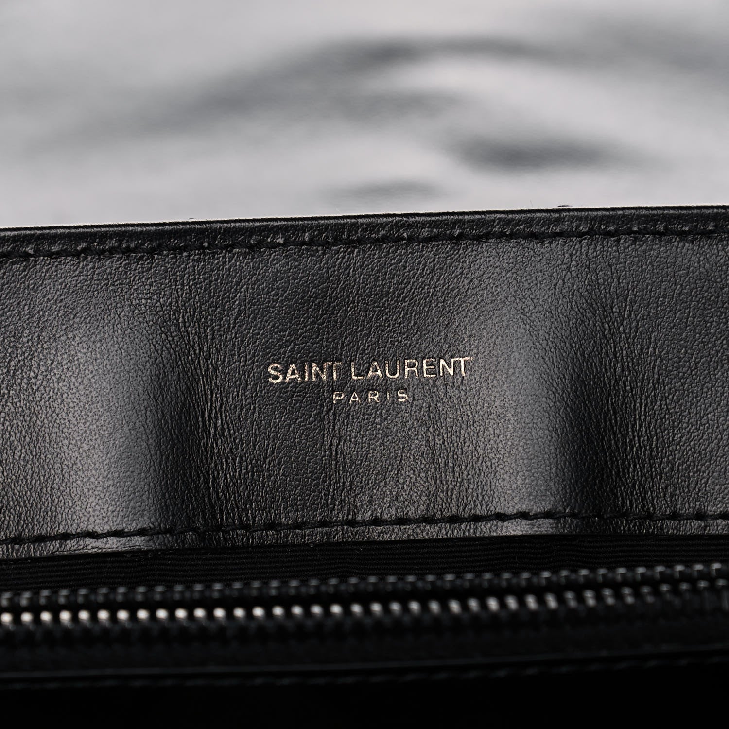 Saint Laurent Calfskin Y Quilted Monogram Medium Loulou Chain Satchel Black 6 of 13