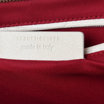 Saint Laurent Linen Sheepskin Large Cabas ChYc Tote Red 9 of 16