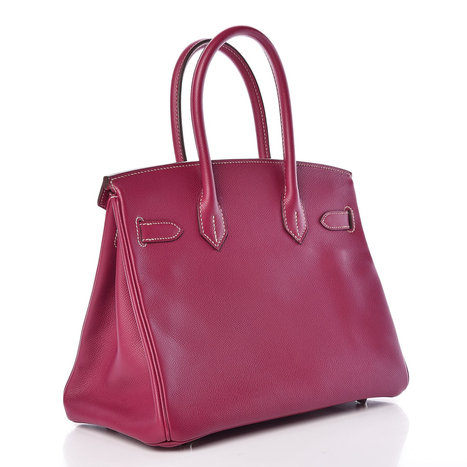 Hermes Epsom Candy Birkin 30 Tosca Rose Tyrien 4 of 33