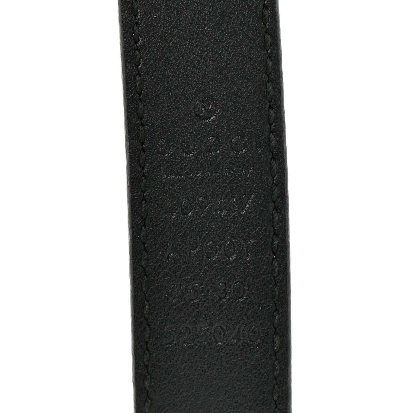 Calfskin Double G 20mm Belt 75 30 Black
