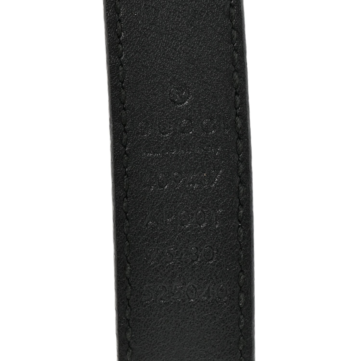 Gucci Calfskin Double G 20mm Belt 75 30 Black 3 of 5