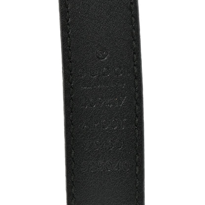 Gucci Calfskin Double G 20mm Belt 75 30 Black 3 of 5