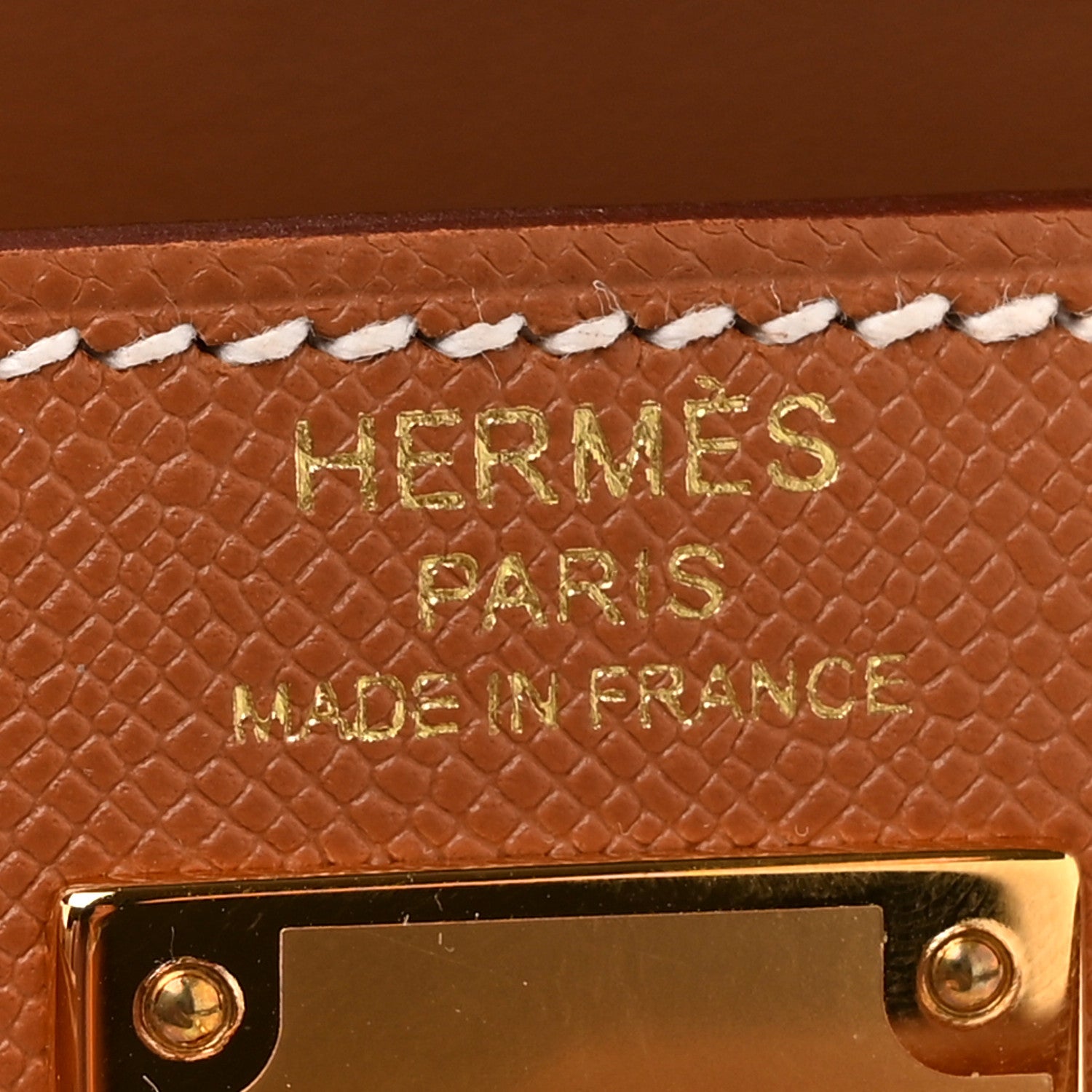 Hermes Madame Calfskin Kelly Elan Gold 6 of 11