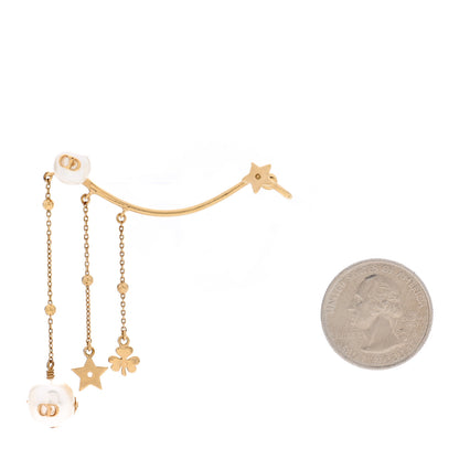 Christian Dior Pearl Shiny-D Earring Gold 2 of 4