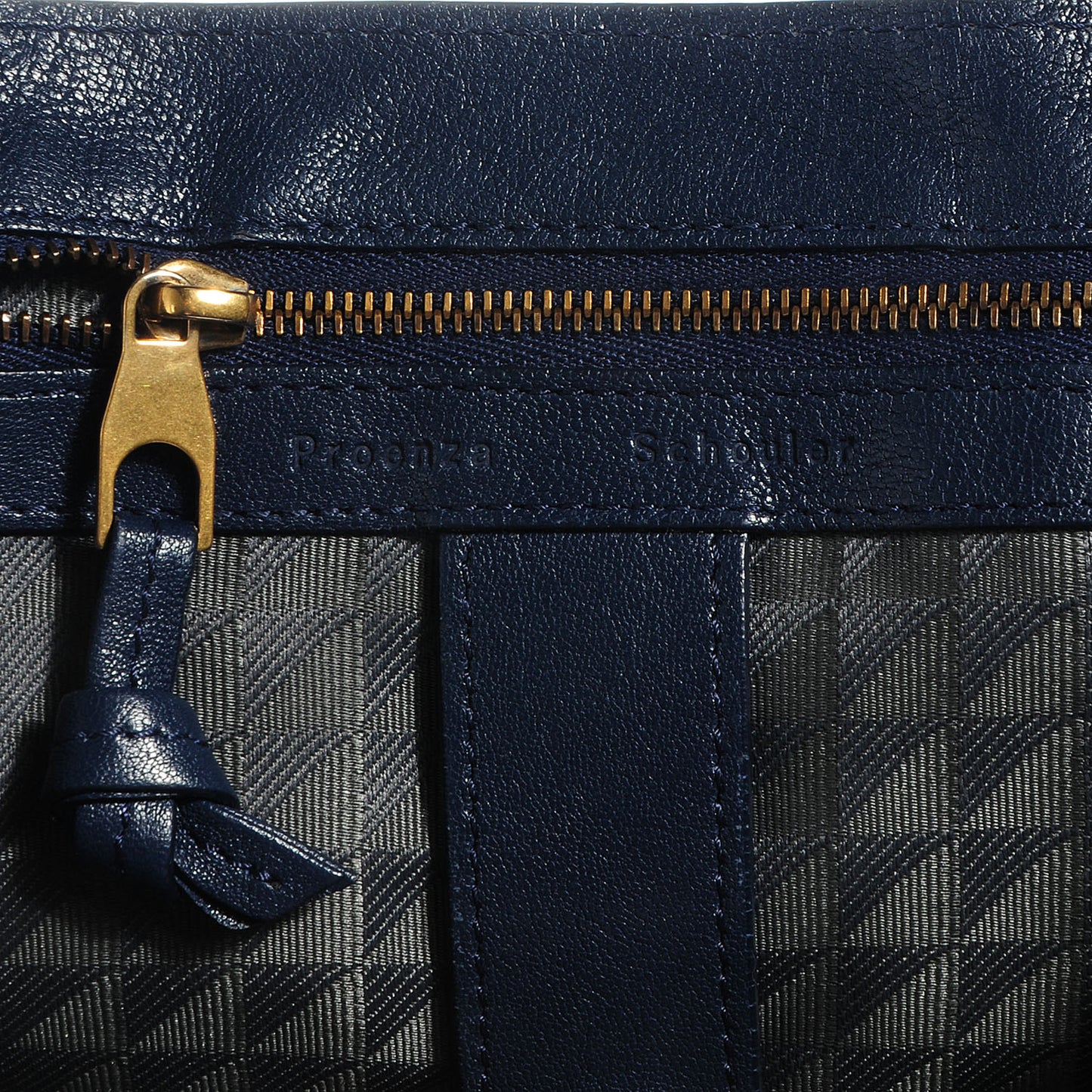 Lambskin PS1 Medium Satchel Marine