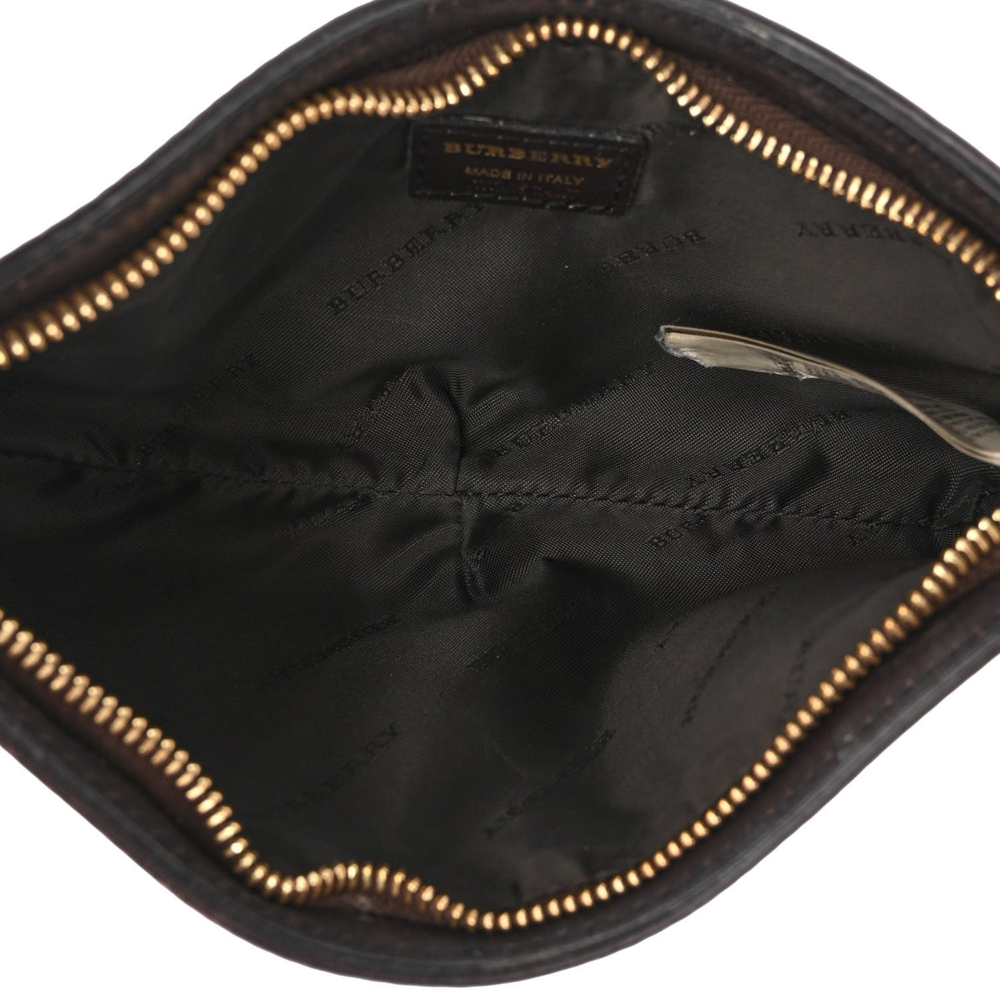 Haymarket Check Clara Pochette Chocolate