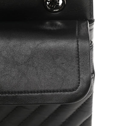 Chanel Aged Calfskin Chevron Quilted 2.55 Reissue 225 Flap So Black 11 of 14