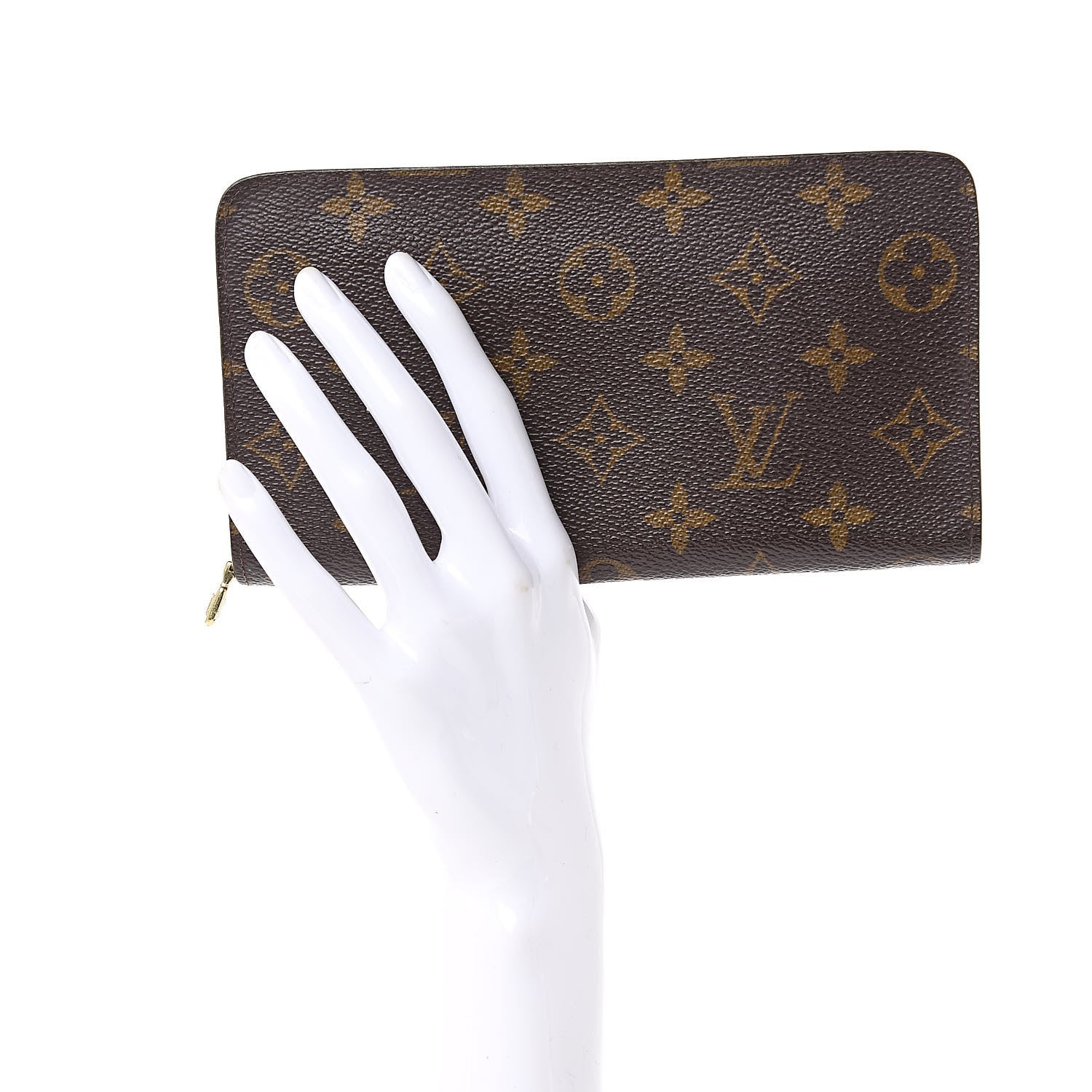 Louis Vuitton Monogram Porte-Monnaie Zippy Wallet 2 of 9
