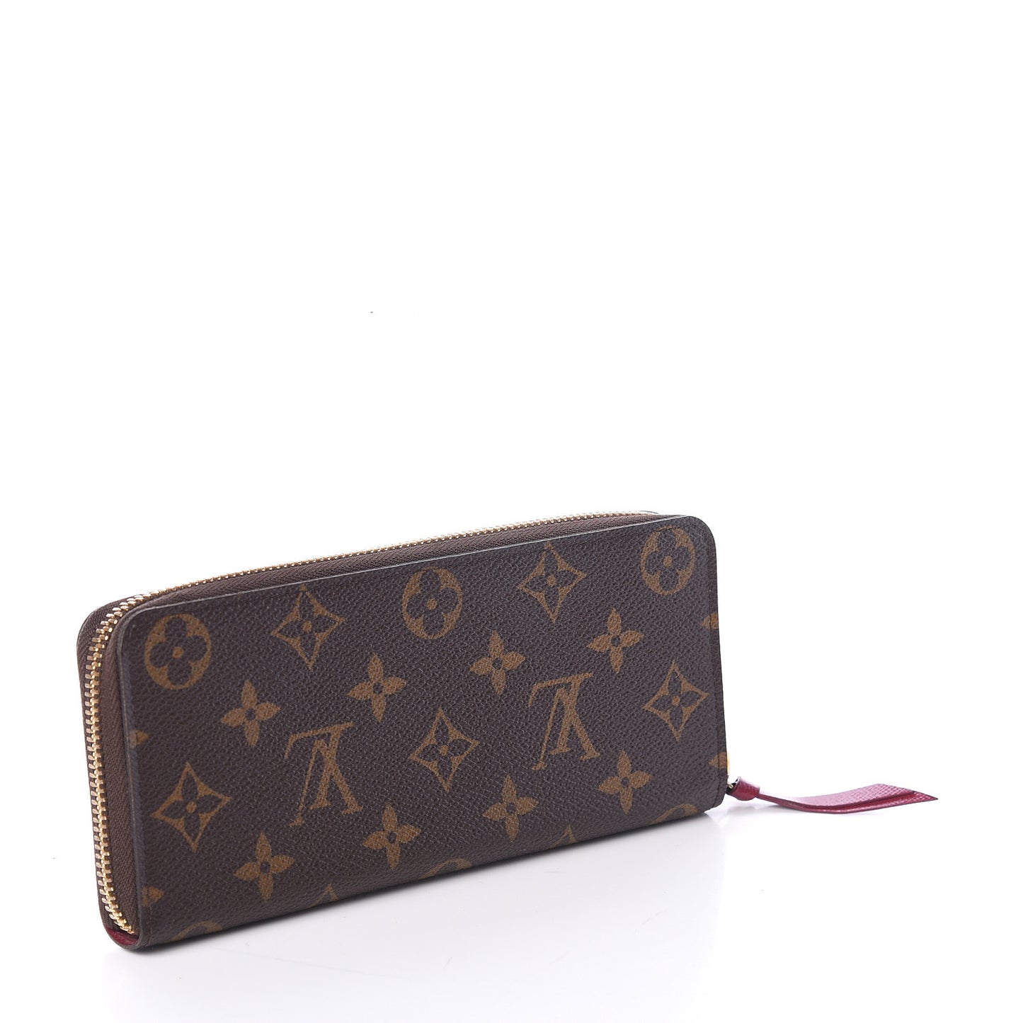 Monogram Clemence Wallet Fuchsia
