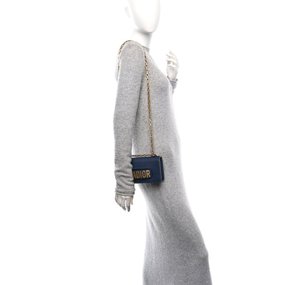 Christian Dior Calfskin Mini J'Adior Chain Flap Bag Navy Blue 2 of 10