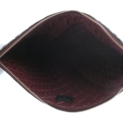Chanel Lambskin Quilted Large Cosmetic Case Black 5 of 8