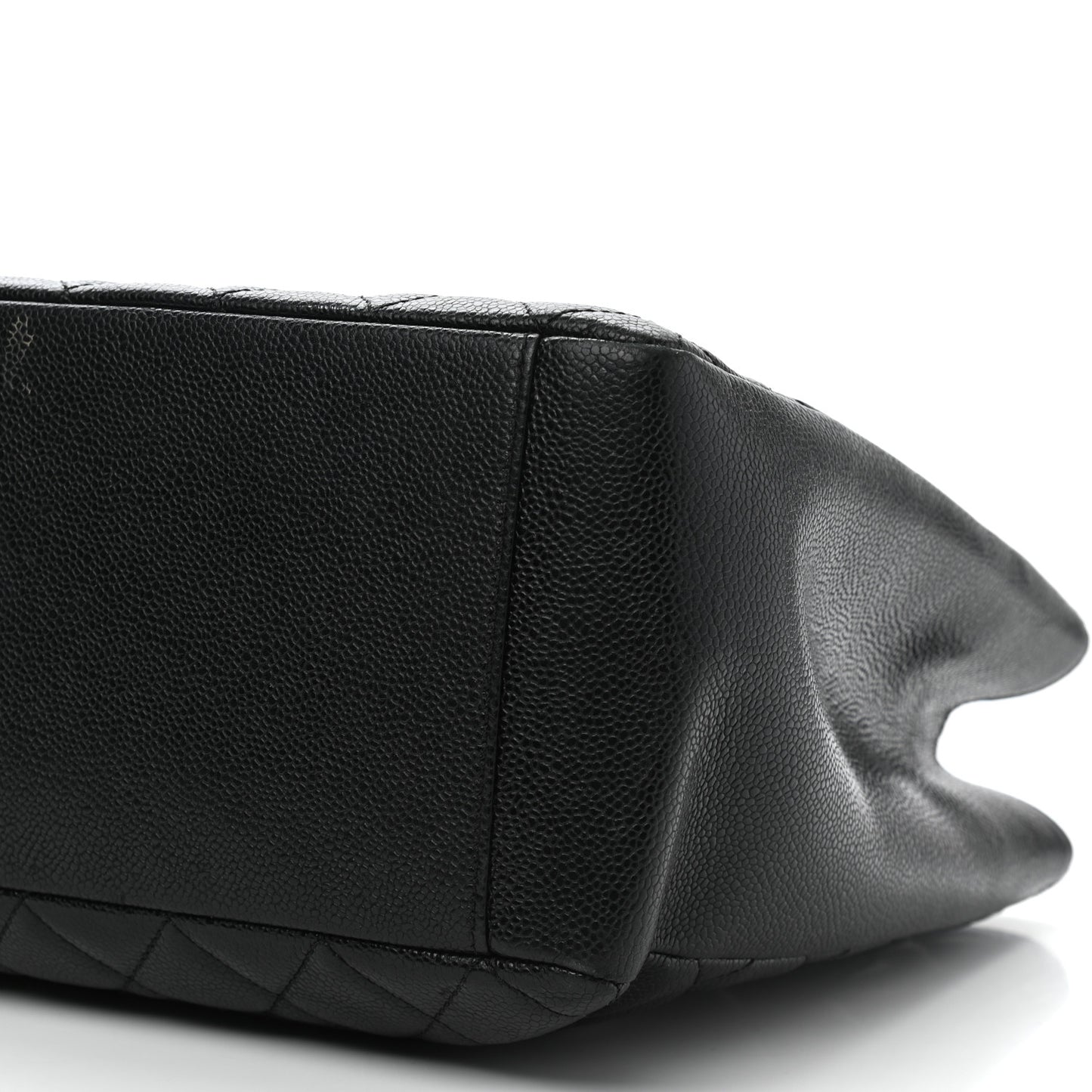 Caviar Quilted Grand Shopping Tote GST Black