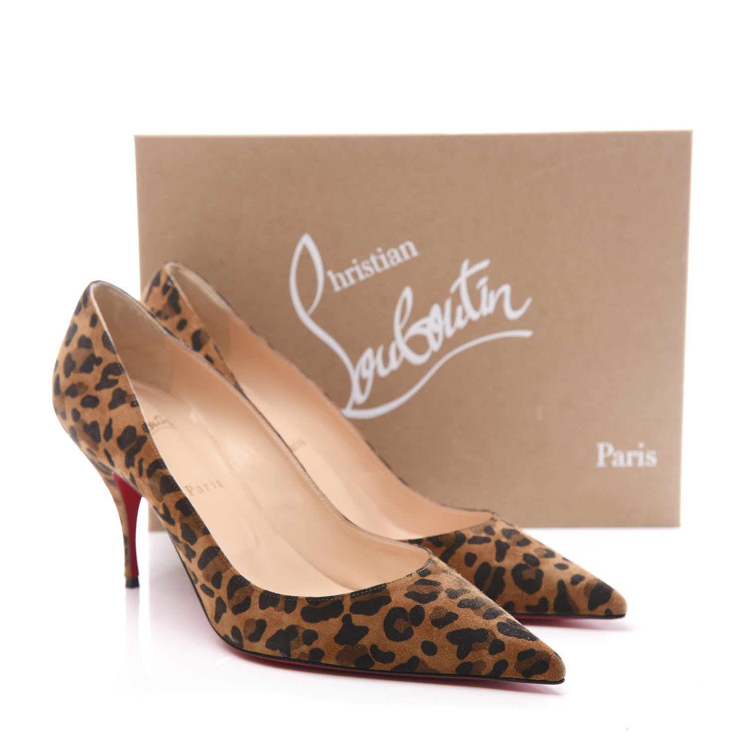 Christian Louboutin Veau Velours Clare 80 Pumps 40 Caramel 10 of 10
