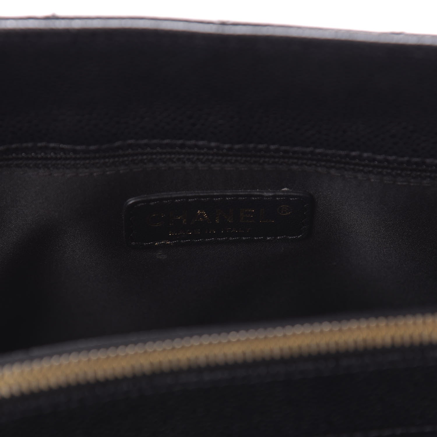 Chanel Caviar Quilted Grand Shopping Tote GST Black 8 of 10