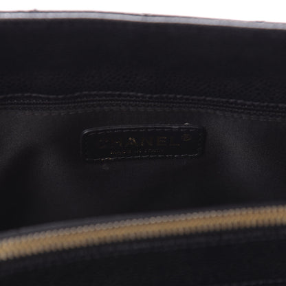 Chanel Caviar Quilted Grand Shopping Tote GST Black 8 of 10