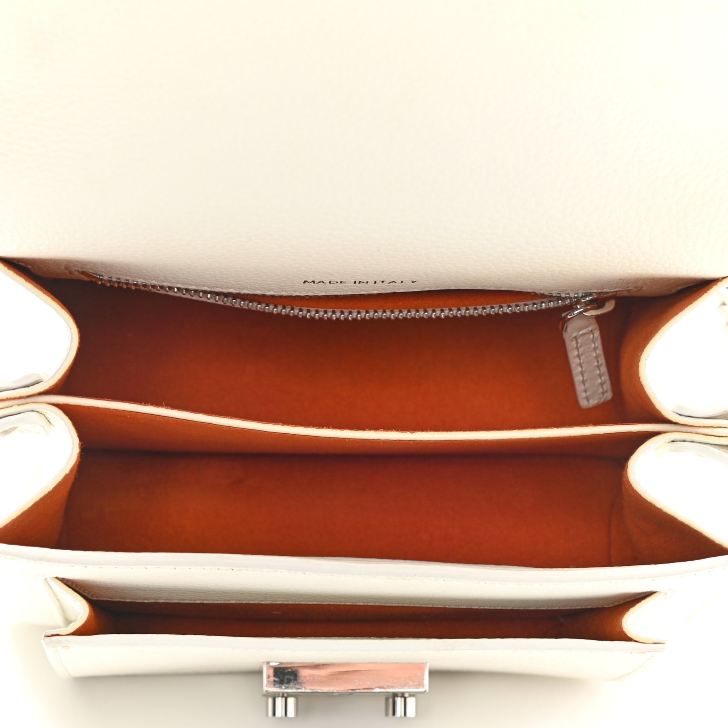 Calfskin Park Avenue Mini Patricia Crossbody Bag White