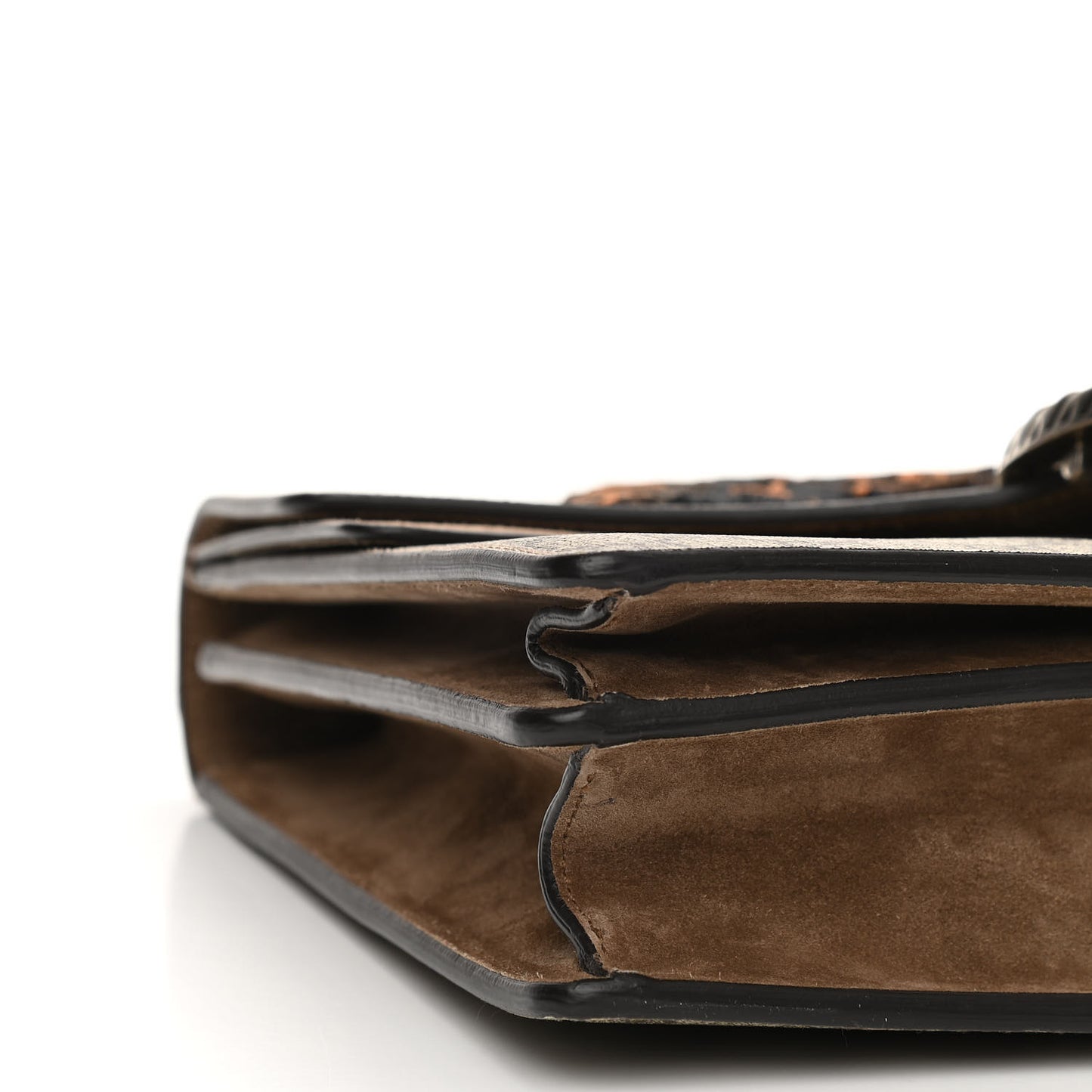 GG Supreme Monogram Bee Embroidered Medium Dionysus Shoulder Bag Taupe