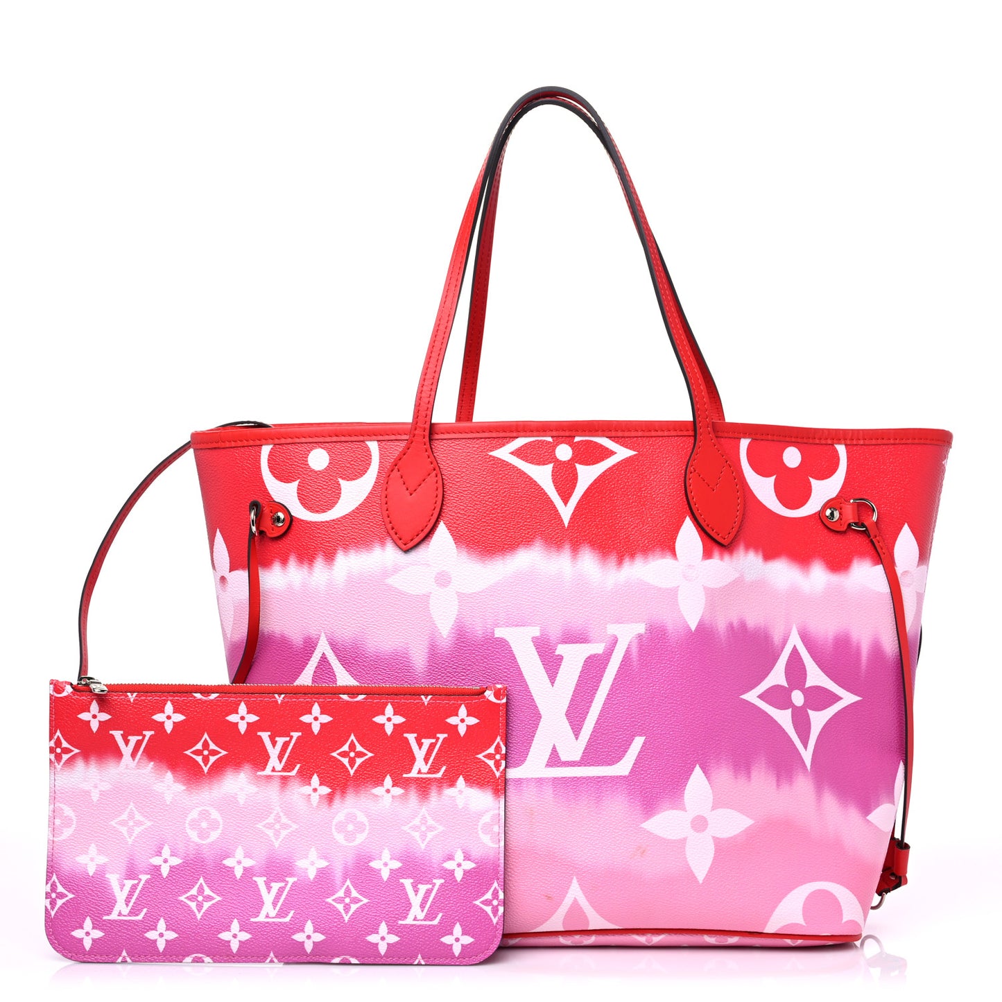 Monogram Escale Neverfull MM Rouge