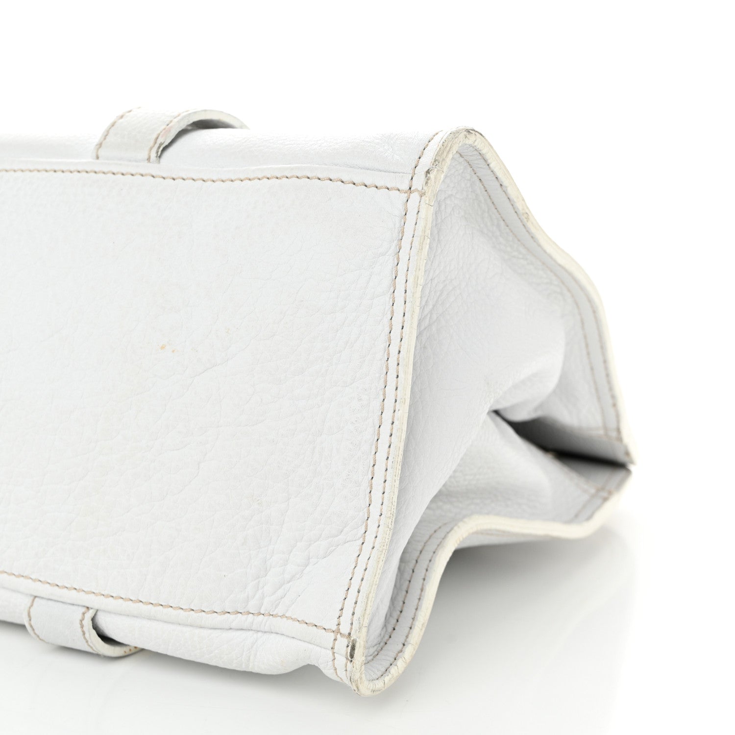 Prada Vitello Daino Shoulder Bag White 9 of 19
