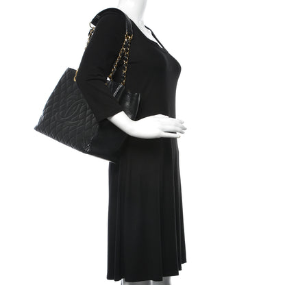 Chanel Caviar Quilted Grand Shopping Tote GST Black 2 of 16