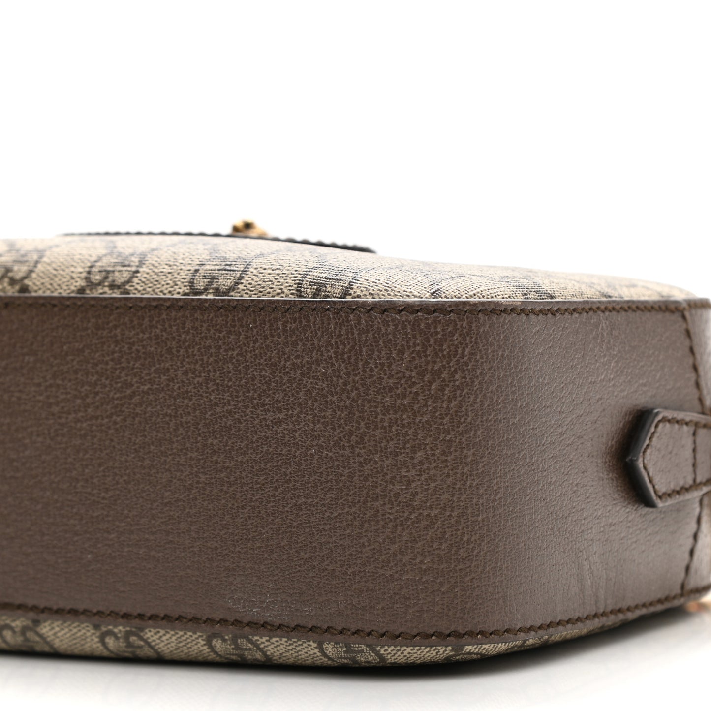 GG Supreme Monogram Web Neo Vintage Shoulder Bag Beige New Acero Crop
