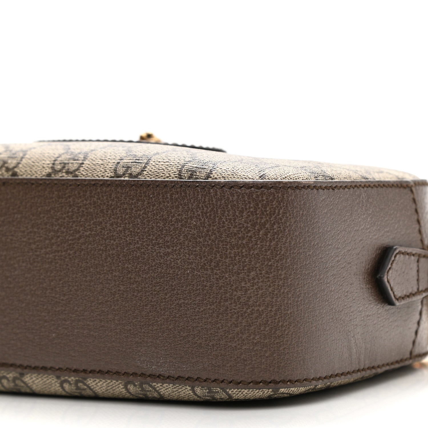 Gucci GG Supreme Monogram Web Neo Vintage Shoulder Bag Beige New Acero Crop 10 of 11