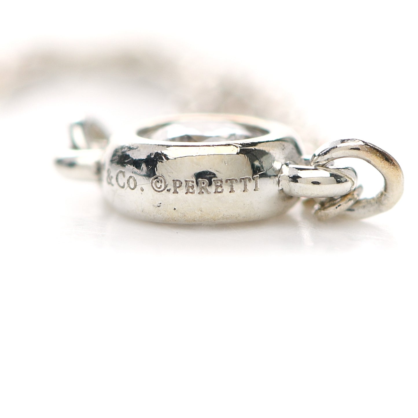 Sterling Silver Diamond Elsa Peretti Diamonds by the Yard Ring 57 8