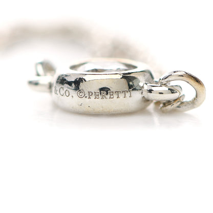 Tiffany Sterling Silver Diamond Elsa Peretti Diamonds by the Yard Ring 57 8 6 of 7