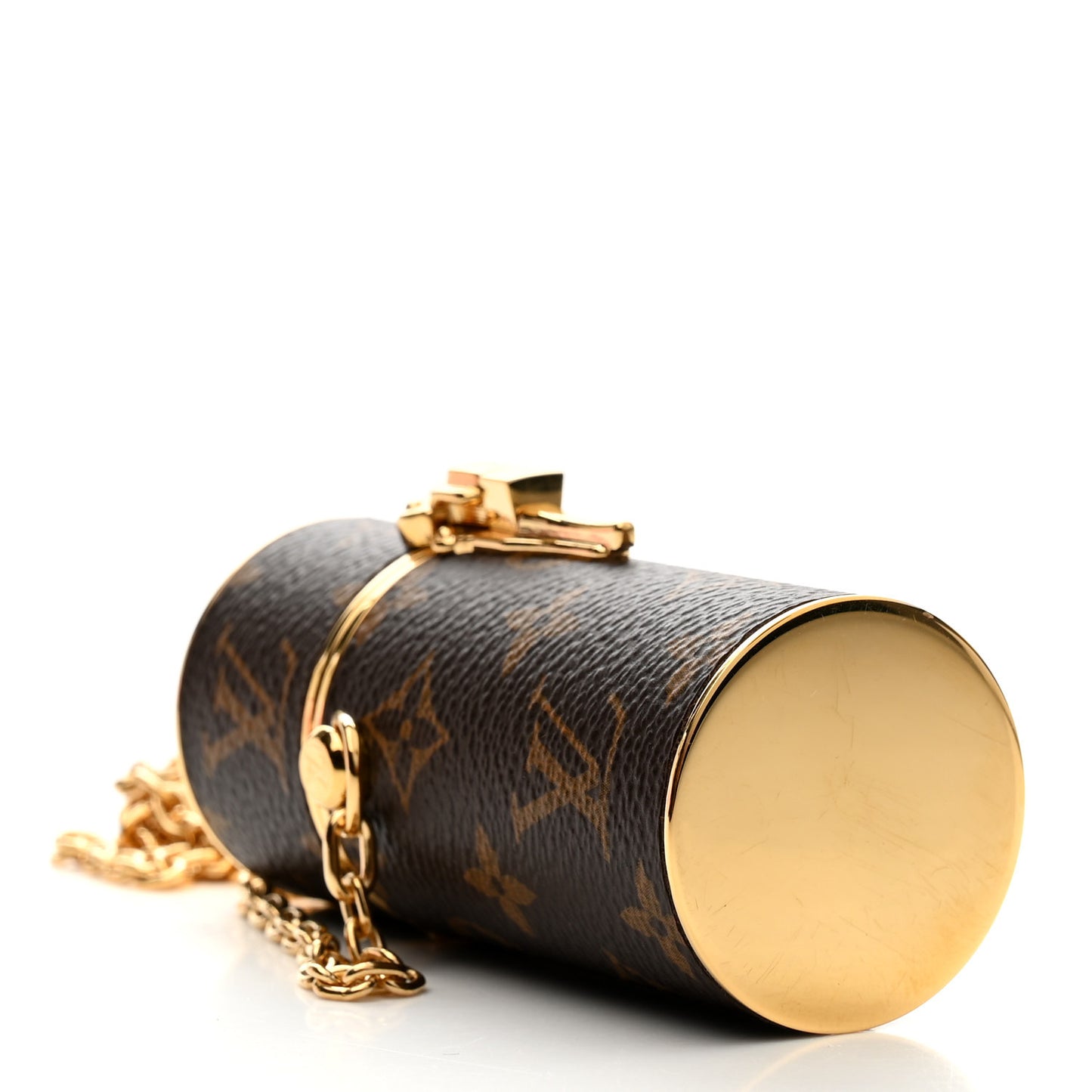 Monogram Chain Lipstick Case