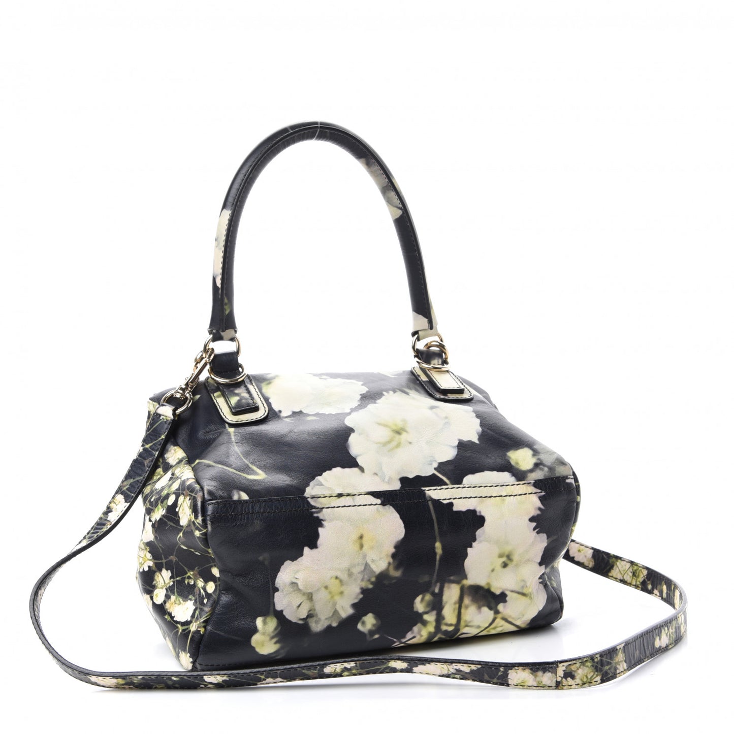 Lambskin Baby's Breath Print Medium Pandora Black