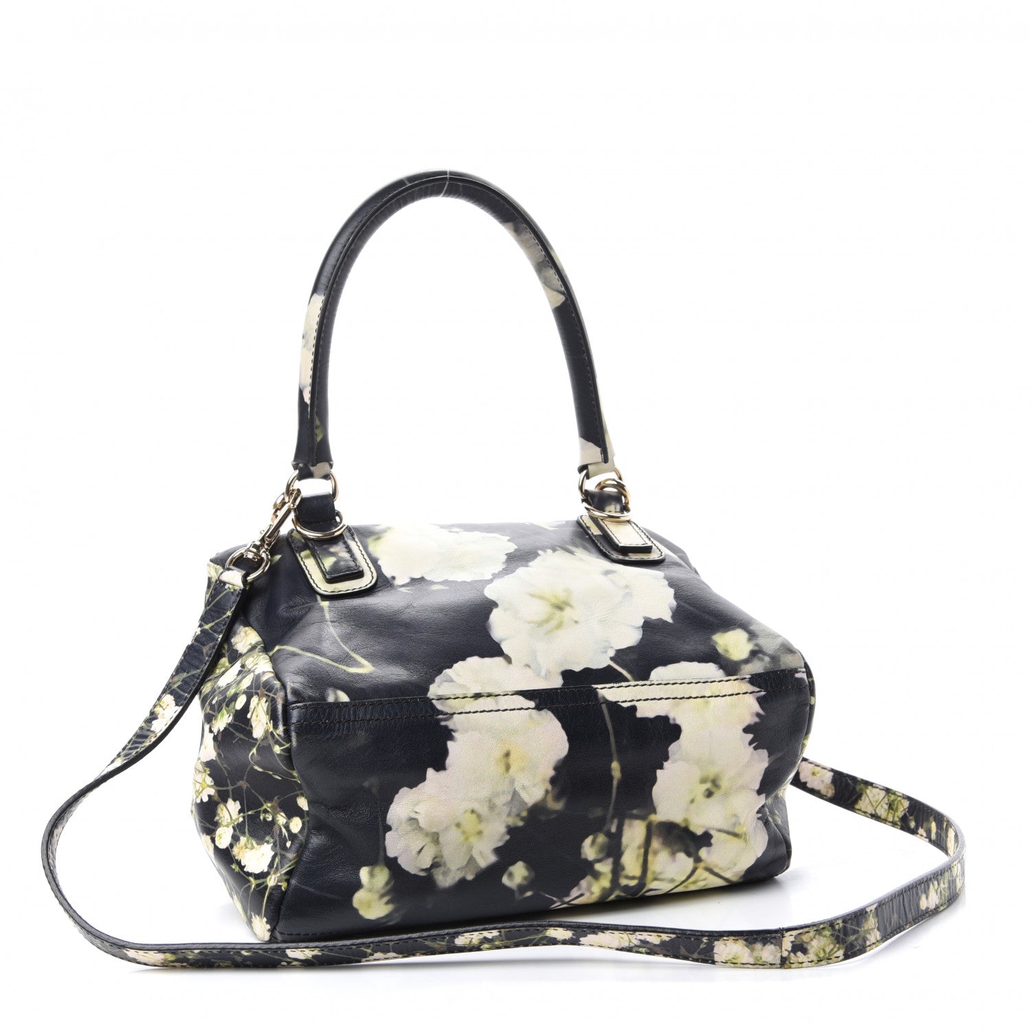 Givenchy Lambskin Baby's Breath Print Medium Pandora Black 3 of 10