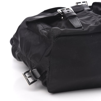 Prada Tessuto Nylon Saffiano Medium Backpack Black 6 of 8