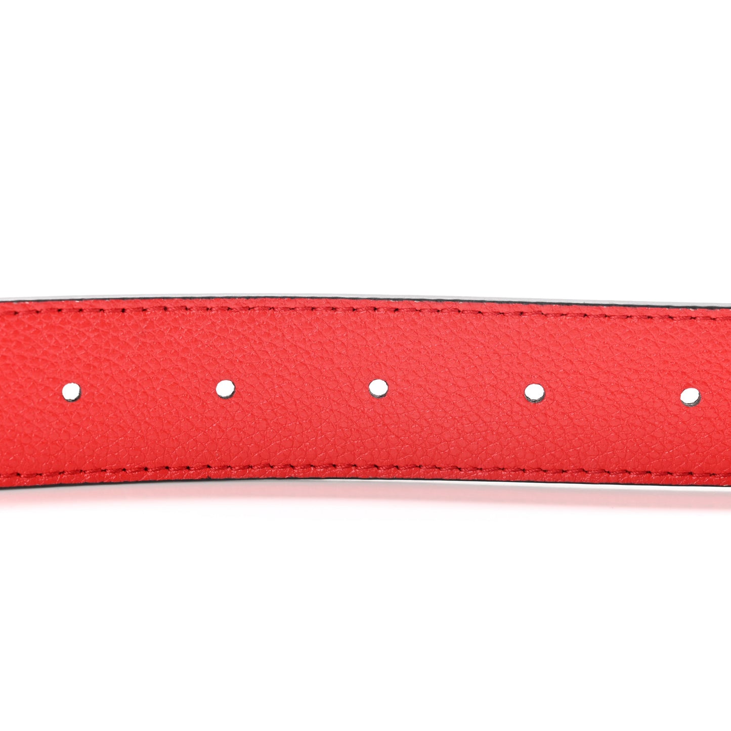 Monogram 30mm LV Initiales Reversible Belt 85 34 Coquelicot