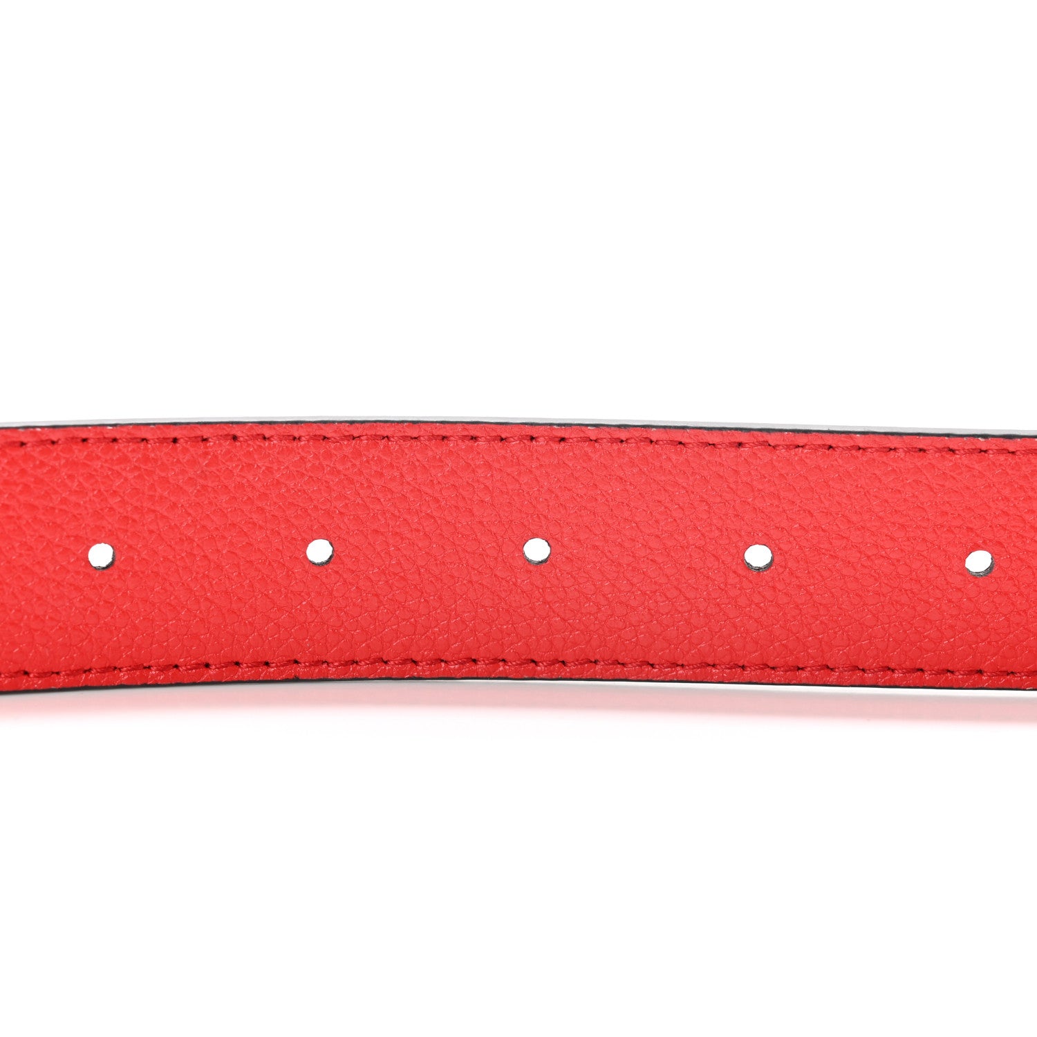 Louis Vuitton Monogram 30mm LV Initiales Reversible Belt 85 34 Coquelicot 5 of 5