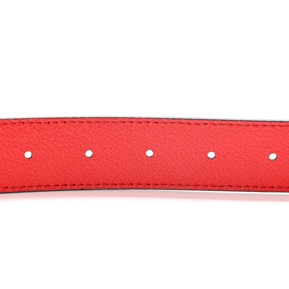 Louis Vuitton Monogram 30mm LV Initiales Reversible Belt 85 34 Coquelicot 5 of 5
