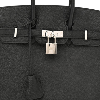 Hermes Togo Birkin 25 Black 7 of 10
