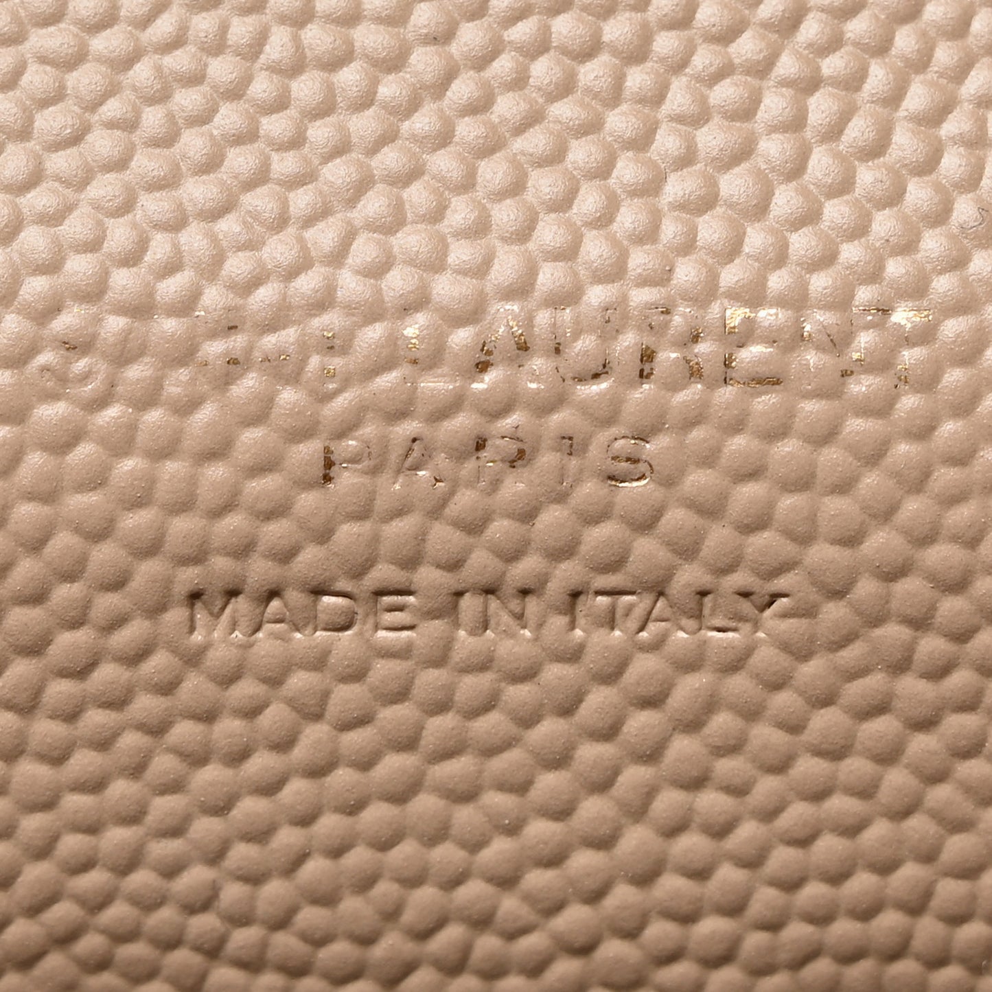 Grain De Poudre Matelasse Chevron Monogram Envelope Clutch Dark Beige