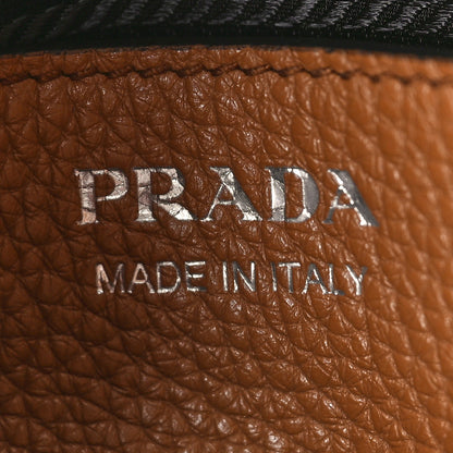 Prada Vitello Daino Soft Mini Hobo Messenger Bag Caramel 6 of 9