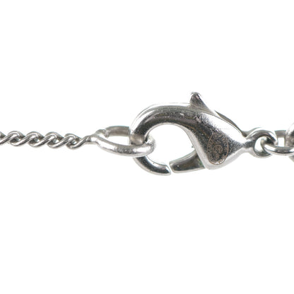 Chanel Baguette Crystal Pearl CC Long Necklace Silver 4 of 5