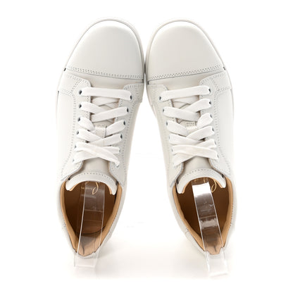 Christian Louboutin Calfskin Vieira Flat Sneakers 35.5 White 2 of 9