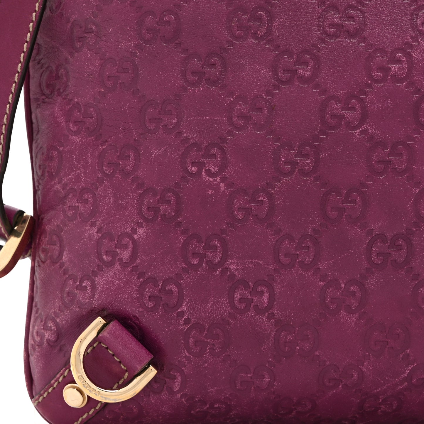 Guccissima Abbey Messenger Bag Purple