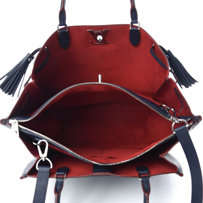 Louis Vuitton Calfskin Lockmeto Marine Rouge 5 of 10