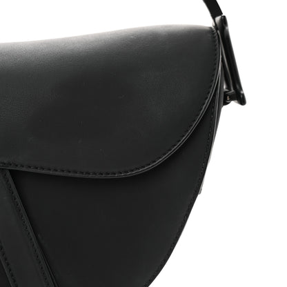 Christian Dior Ultra Matte Calfskin Saddle Bag Black 12 of 16
